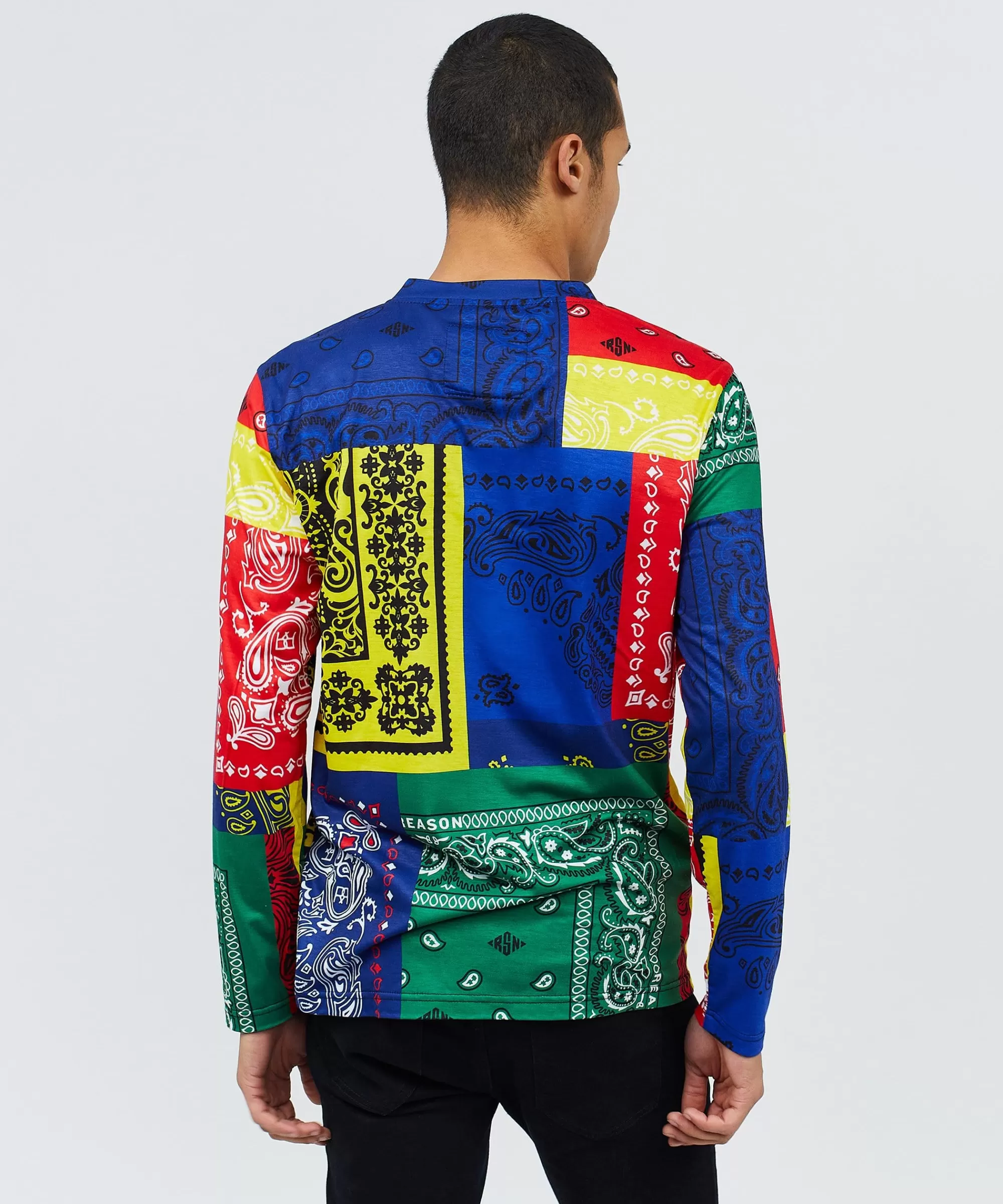 Best Bandana Multi Color Long Sleeve Tee Long Sleeve Tees | Graphic Tees