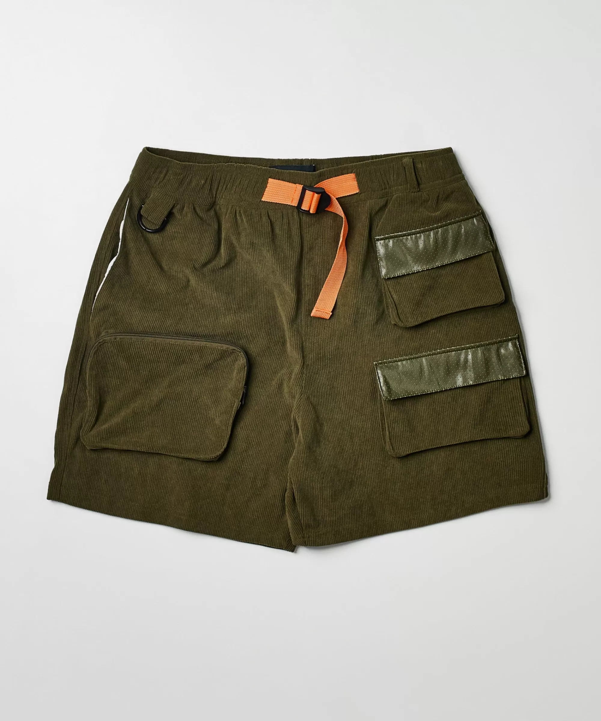 Hot Delta Utility Corduroy Cargo Shorts - Green Shop All Bottoms | Shorts