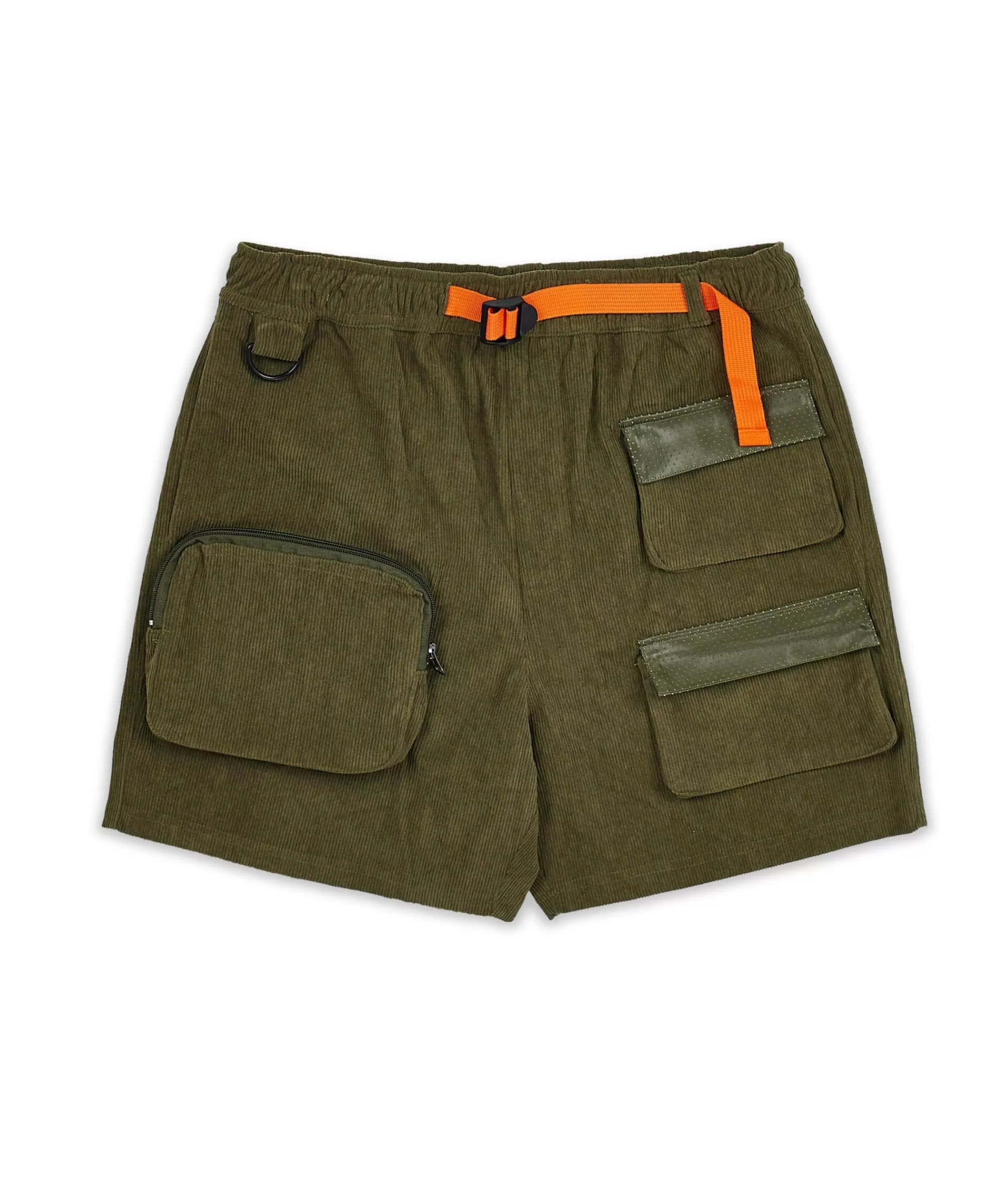 Hot Delta Utility Corduroy Cargo Shorts - Green Shop All Bottoms | Shorts