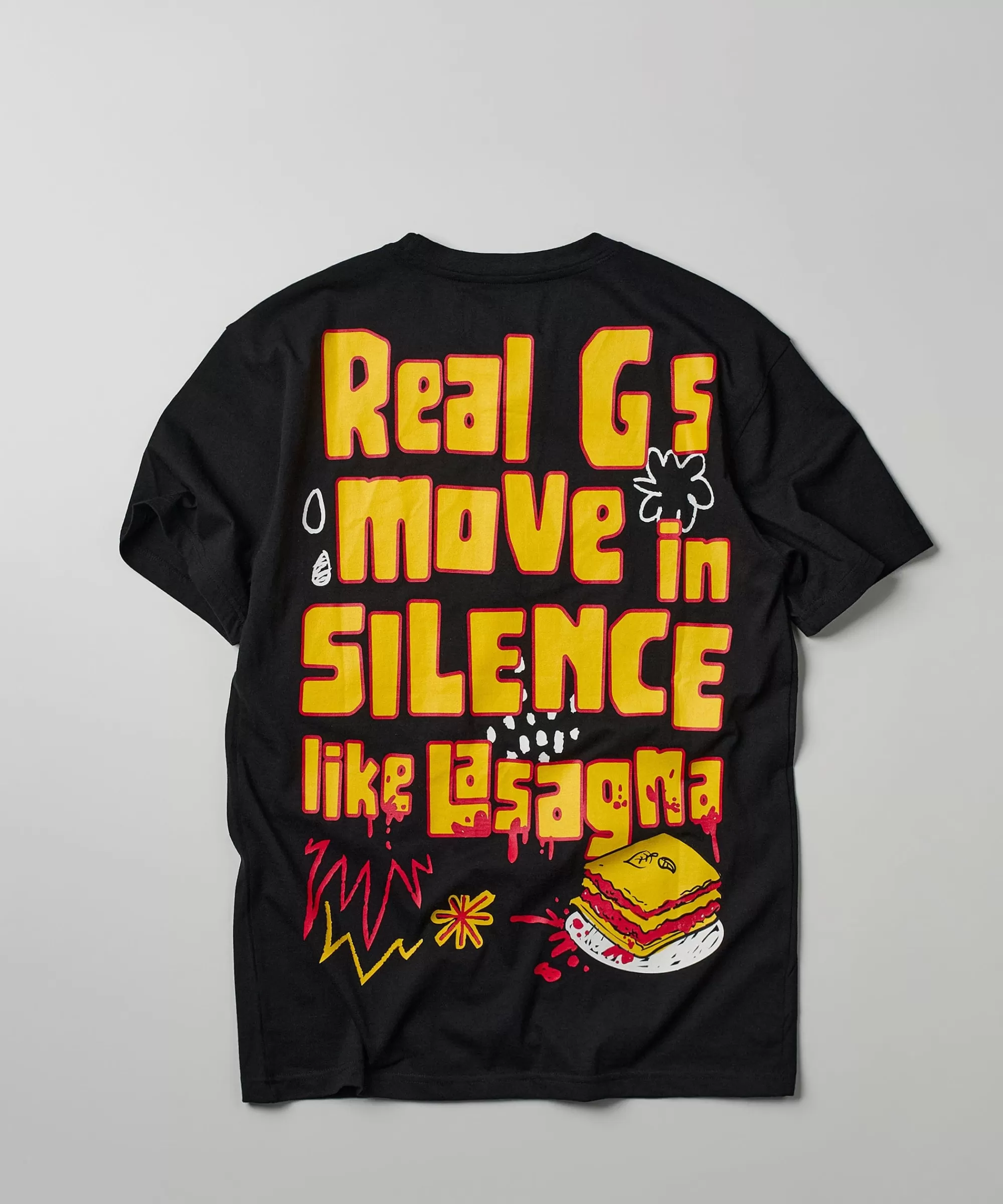 Best Sale Lil Wayne Real GS Front And Back Print Short Sleeve Tee - Black Graphic Tees