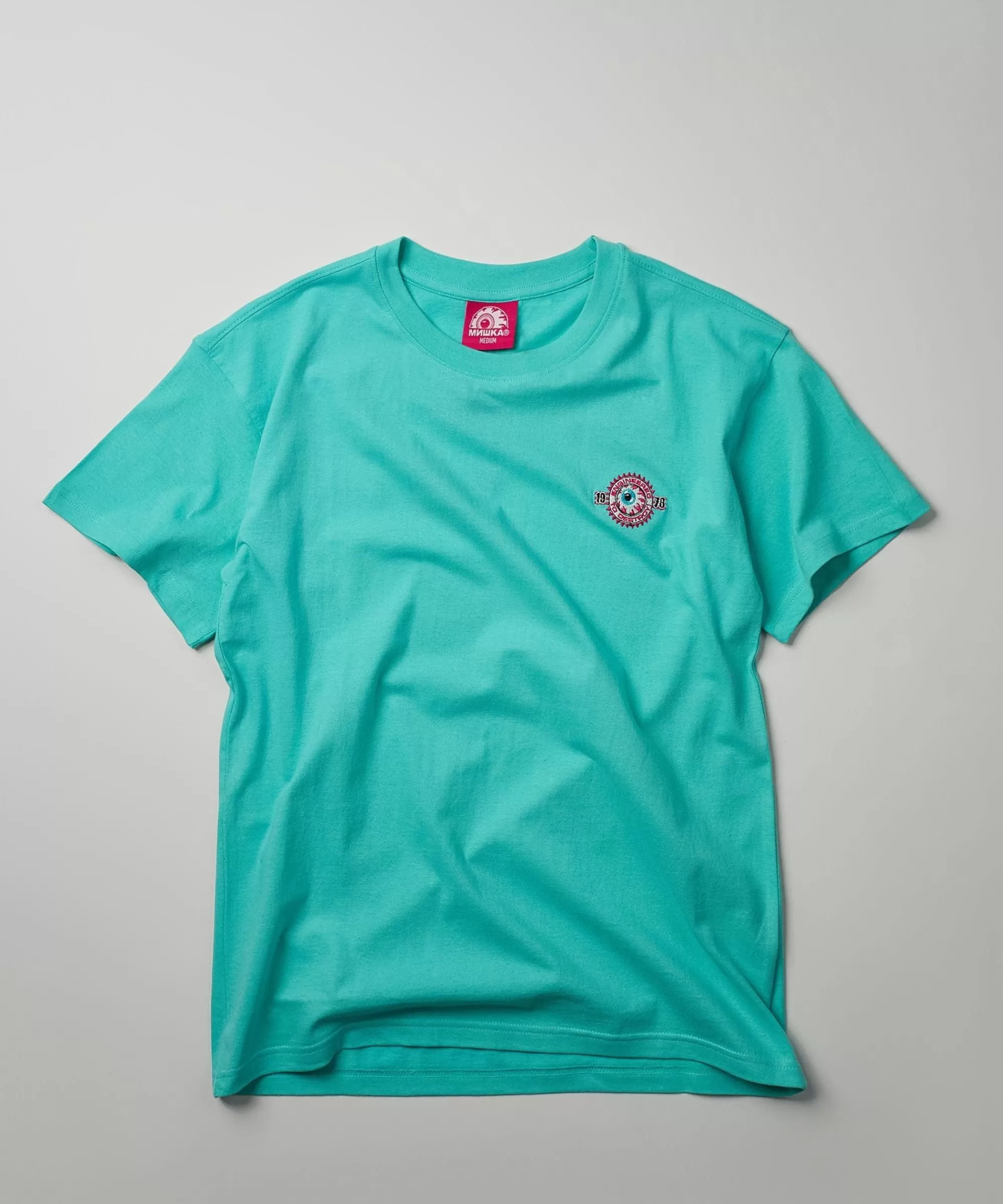 Sale Mishka Death Adders Embroidered Short Sleeve Tee - Light Blue Graphic Tees