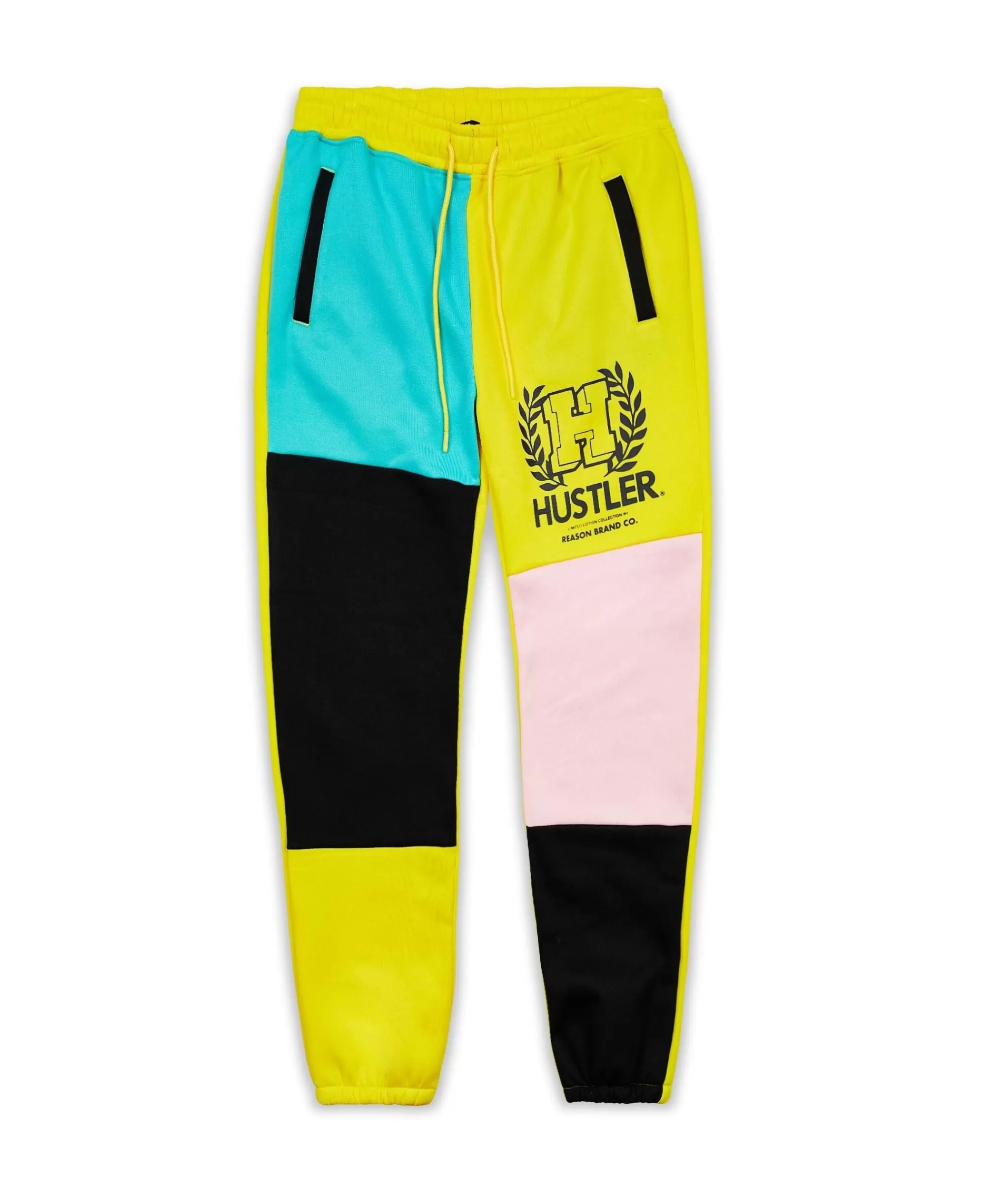 Best Sale Plus Size Hustler Emblem Color Block Logo Jogger Shop All Bottoms