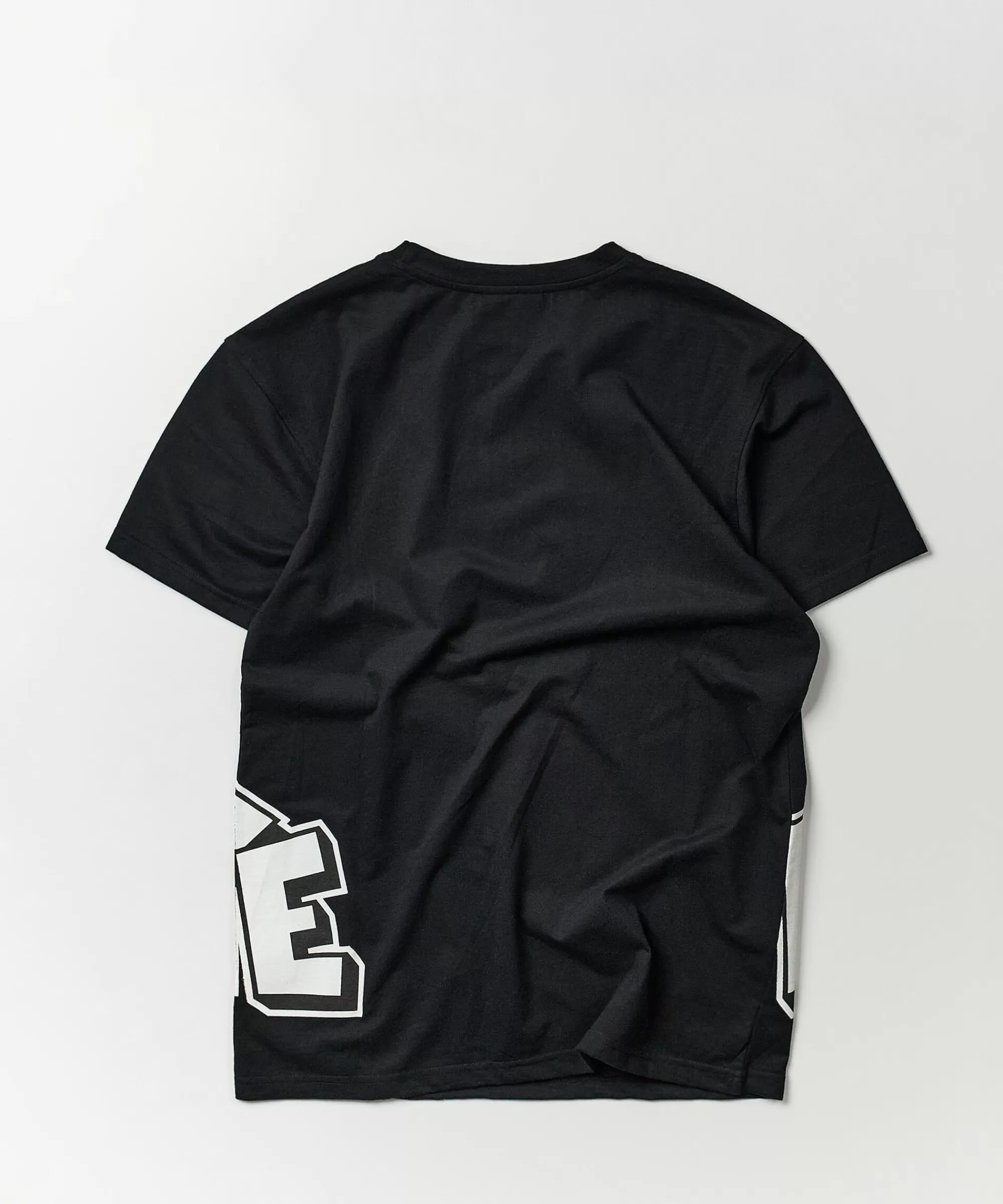 Store Plus Size Popeye Side Print Short Sleeve Tee - Black Graphic Tees