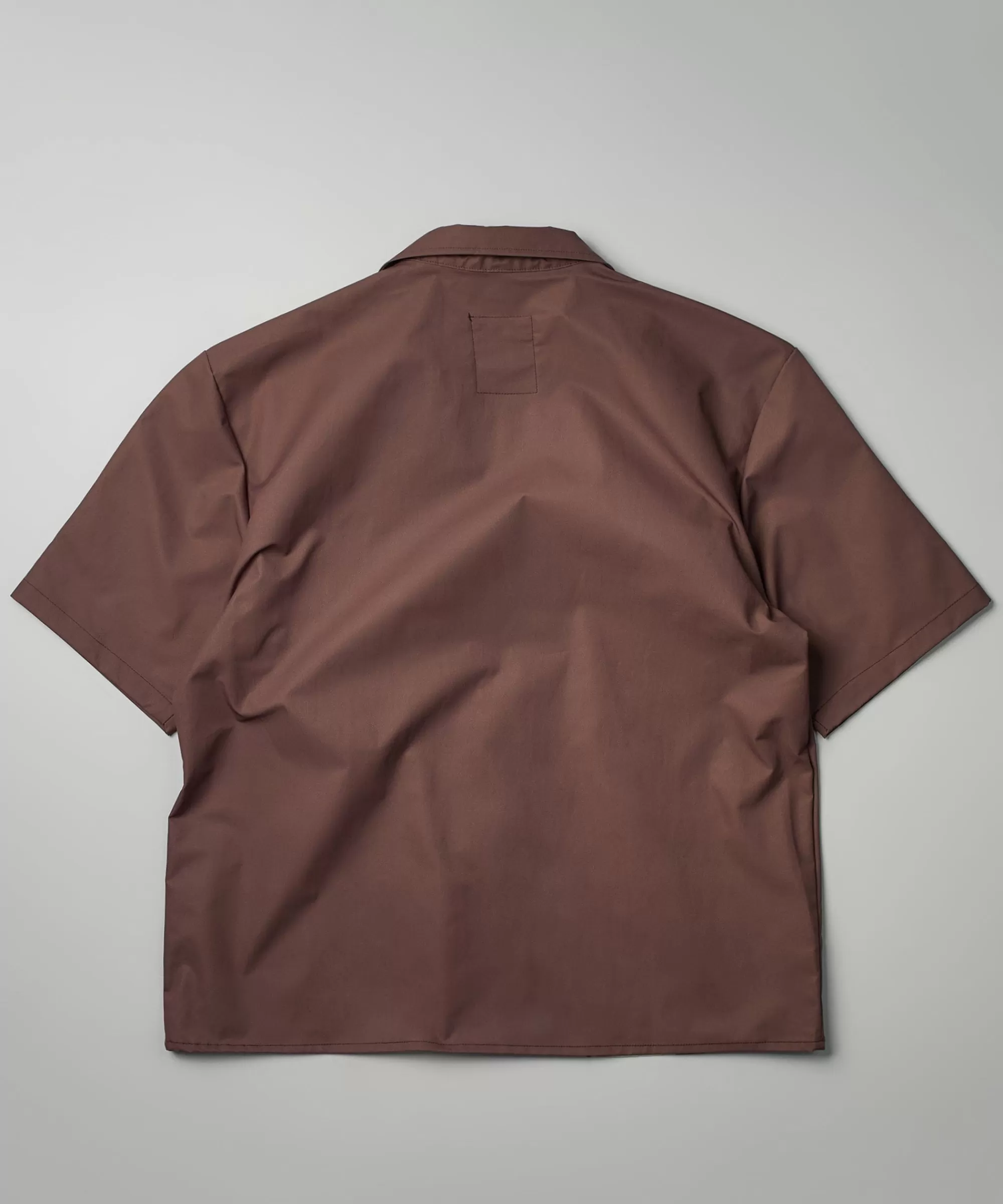 New Scarface Tony Montana Short Sleeve Shirt Box Fit - Brown Button Downs | Oversized Tees